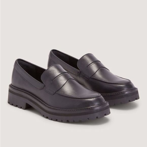 NEW EVERLANE The Lug Loafer in Black